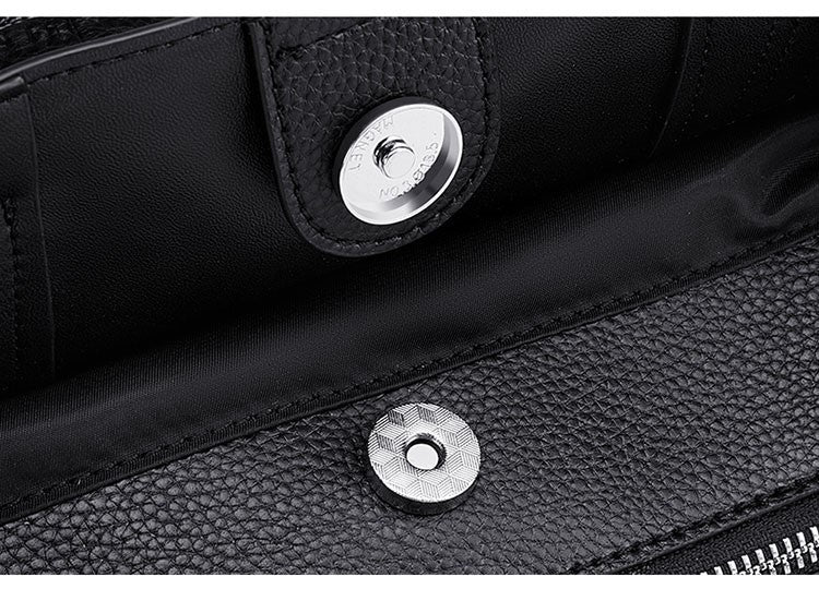 Kingsbury Textured Leather Bag - LuxeVine London