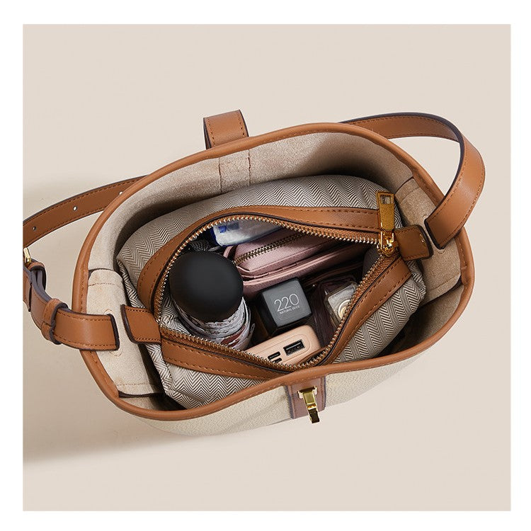 Regent Cross Body Bucket Bag - LuxeVine London
