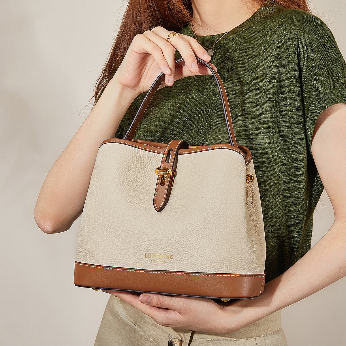 Knightsbridge Bucket Bag - LuxeVine London