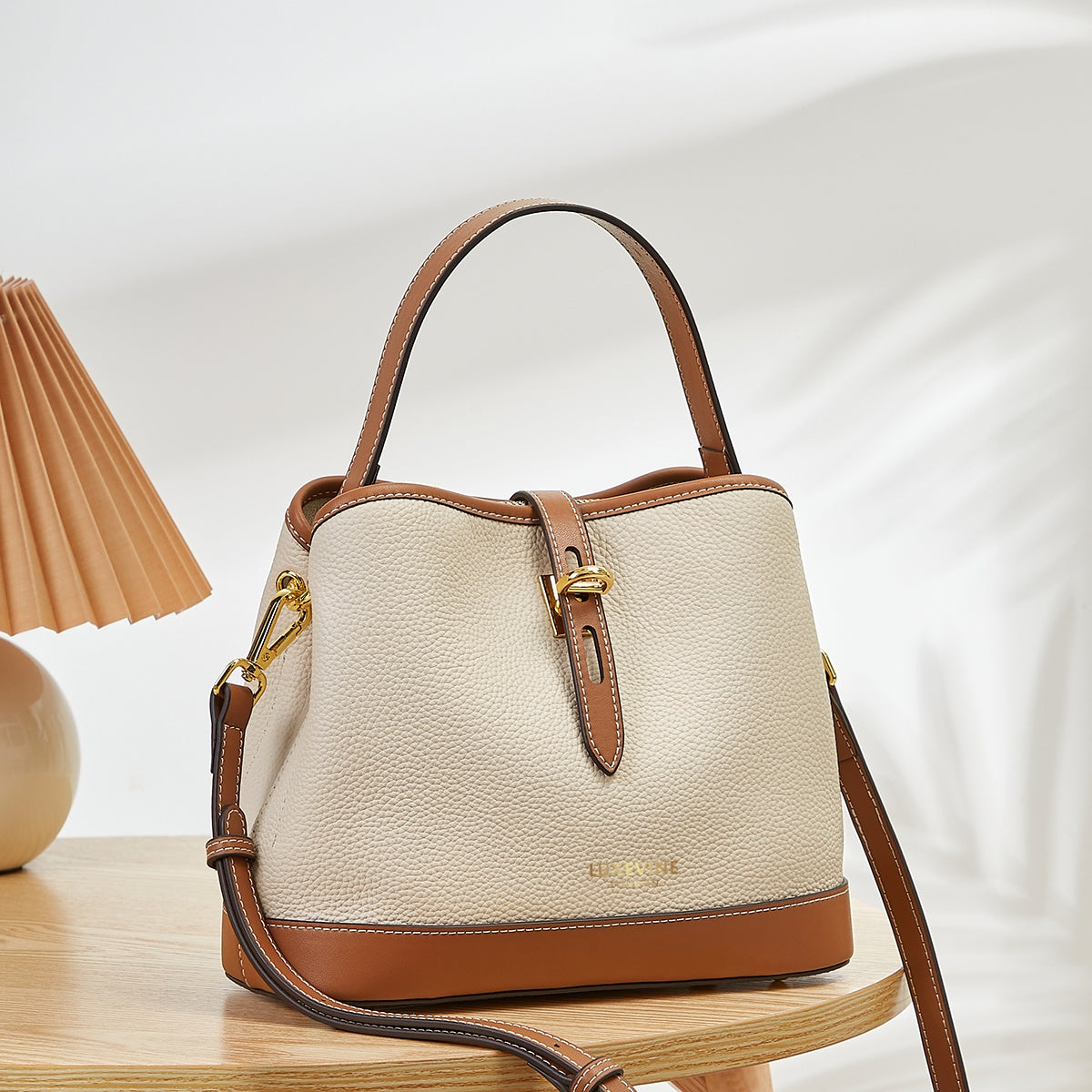 Knightsbridge Bucket Bag - LuxeVine London