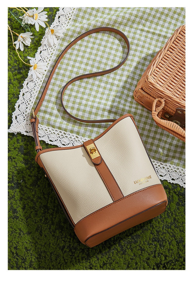 Regent Cross Body Bucket Bag - LuxeVine London