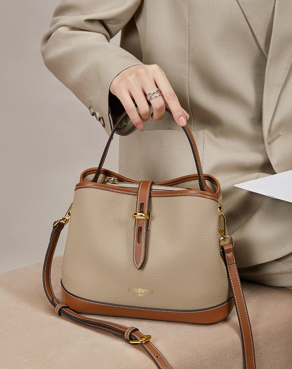 Knightsbridge Bucket Bag - LuxeVine London