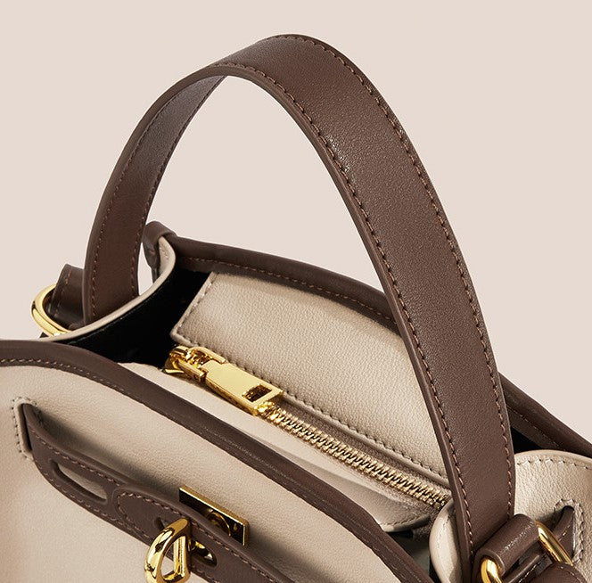 Queensway Leather Top Handle Satchel – LuxeVine London