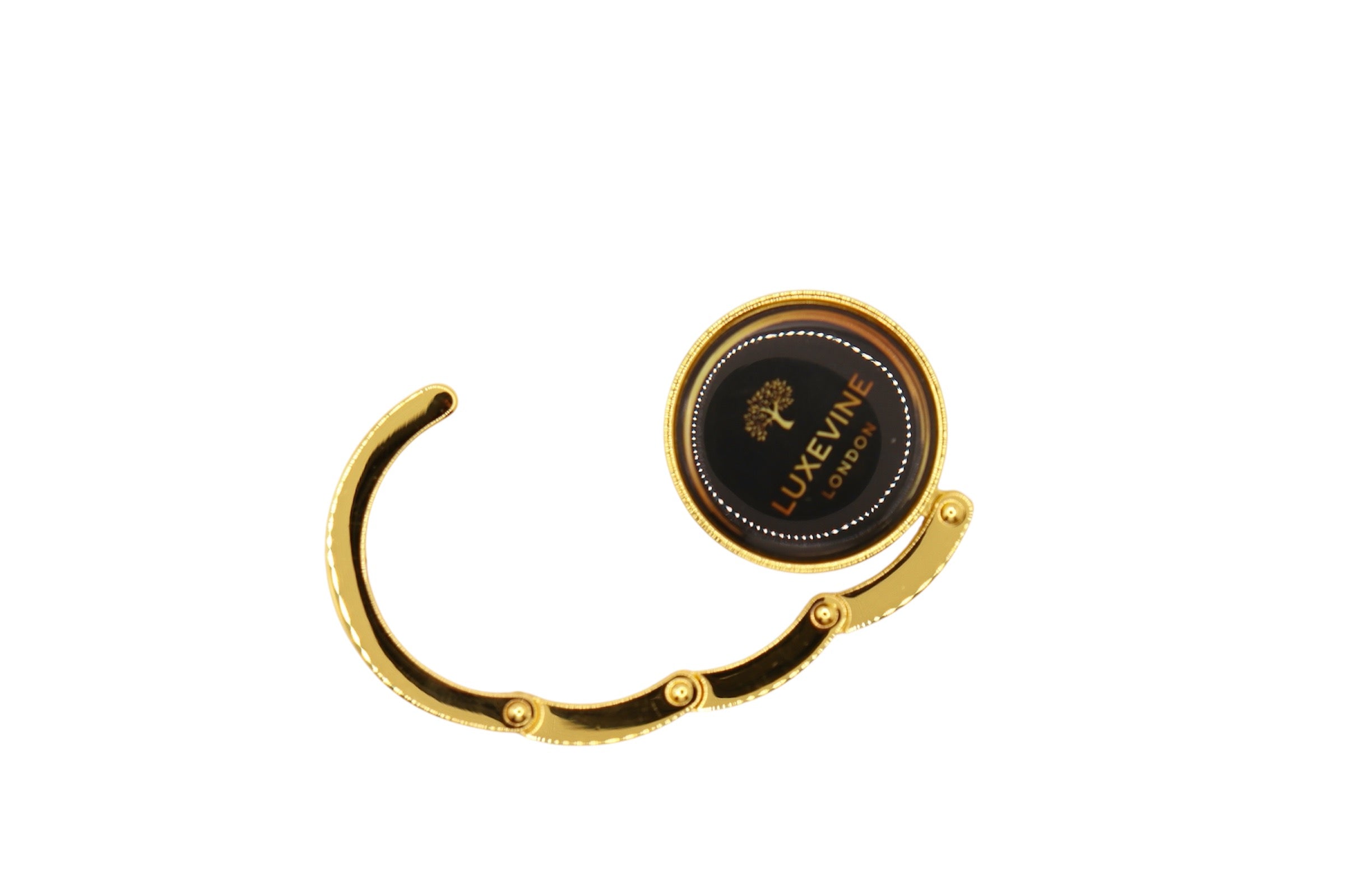 LuxeVine London Bag Hook - Luxurious Portable Bag Holder