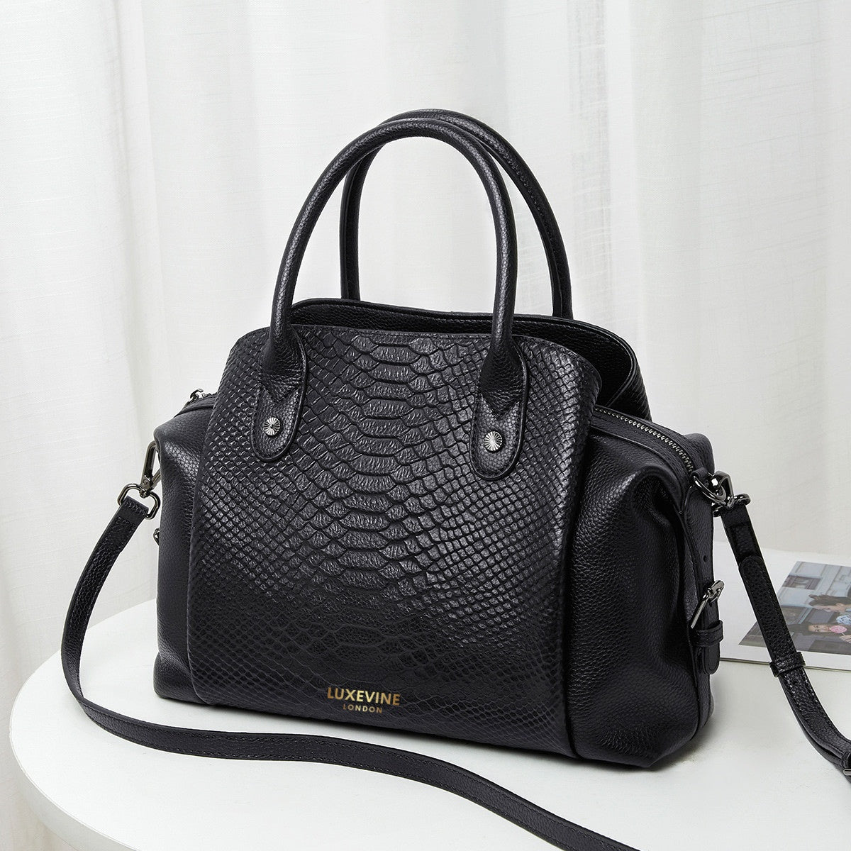 Greenwich Satchel Bag — Luxevine London